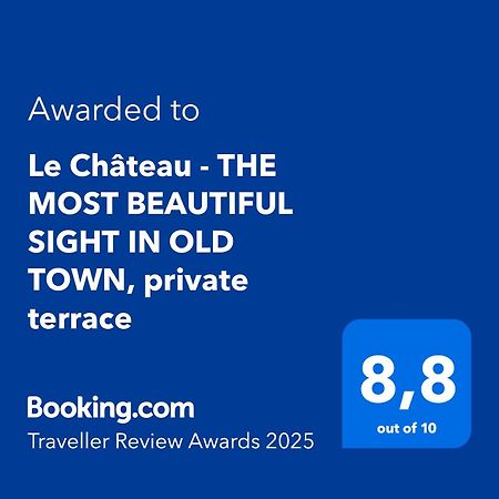 Le Château - THE MOST BEAUTIFUL SIGHT IN OLD TOWN, private terrace Nice Exterior foto
