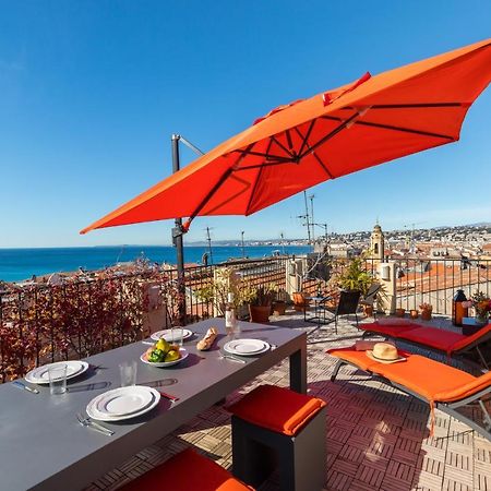 Le Château - THE MOST BEAUTIFUL SIGHT IN OLD TOWN, private terrace Nice Exterior foto
