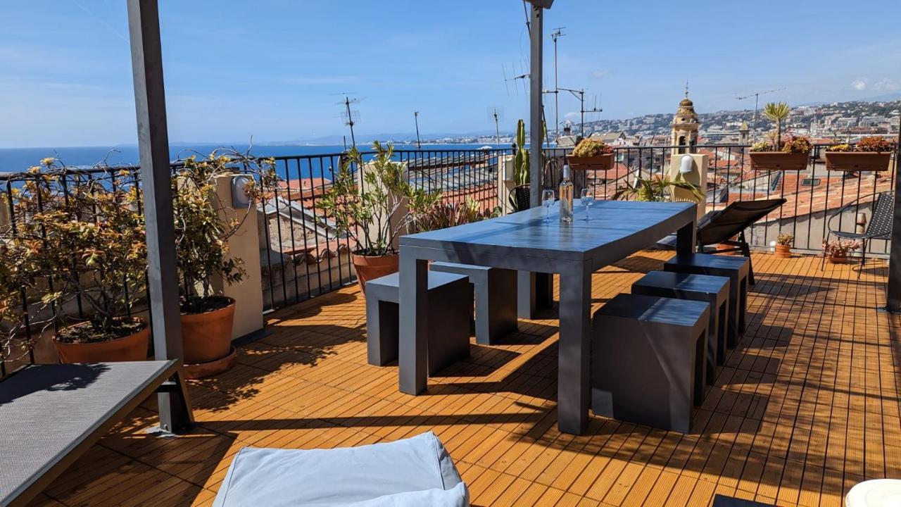 Le Château - THE MOST BEAUTIFUL SIGHT IN OLD TOWN, private terrace Nice Exterior foto