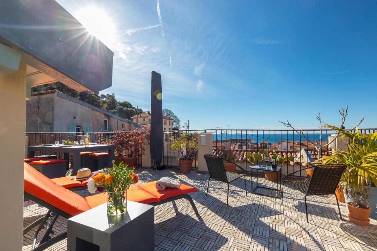 Le Château - THE MOST BEAUTIFUL SIGHT IN OLD TOWN, private terrace Nice Exterior foto