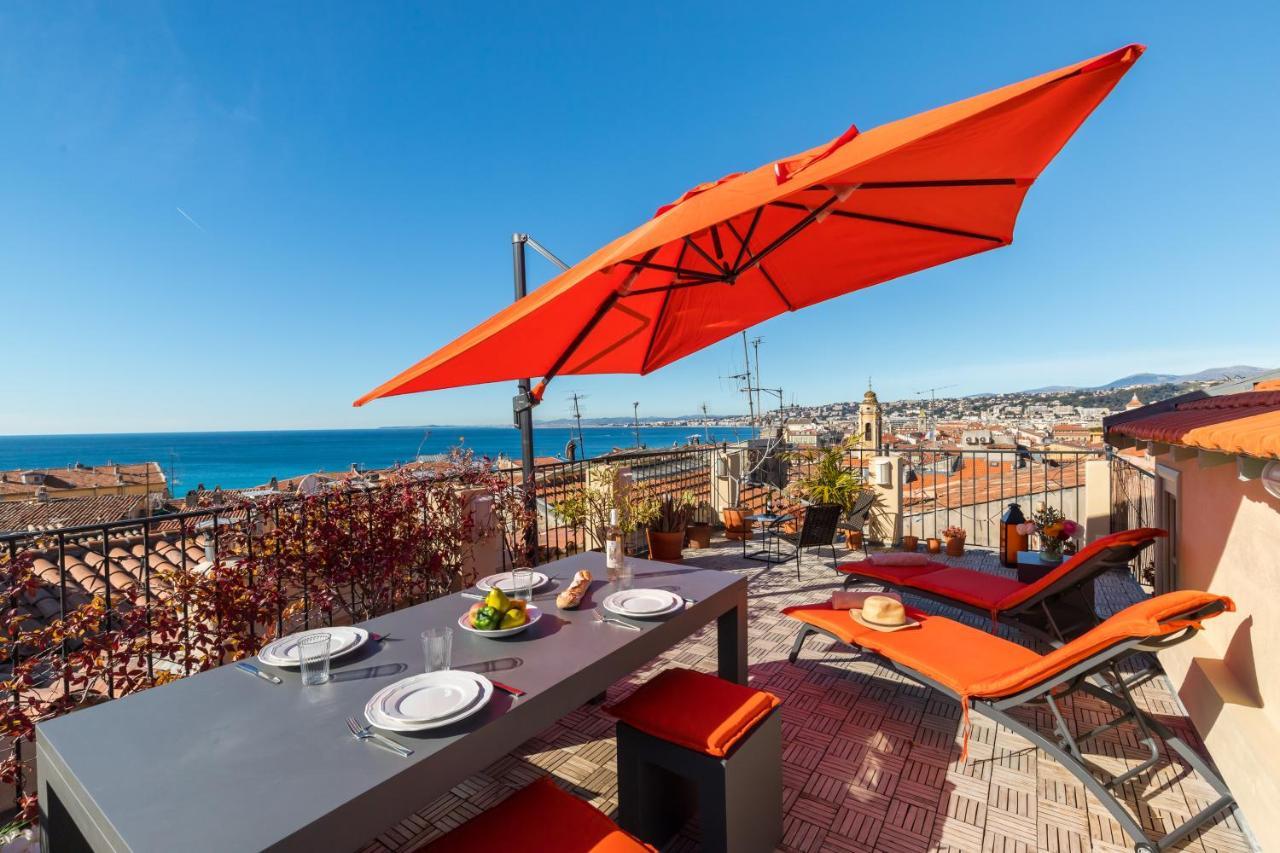 Le Château - THE MOST BEAUTIFUL SIGHT IN OLD TOWN, private terrace Nice Exterior foto