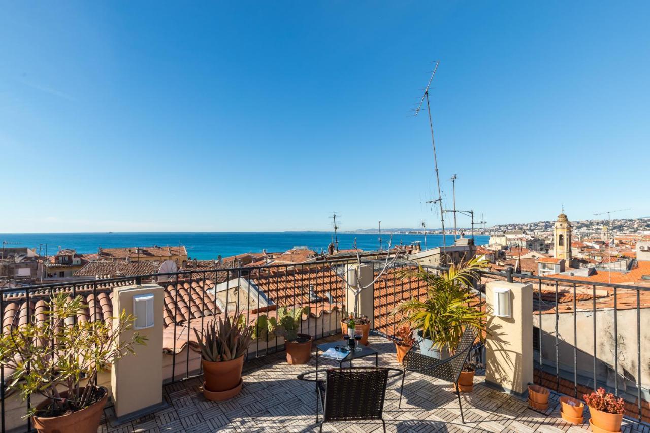Le Château - THE MOST BEAUTIFUL SIGHT IN OLD TOWN, private terrace Nice Exterior foto