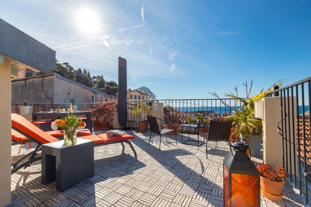 Le Château - THE MOST BEAUTIFUL SIGHT IN OLD TOWN, private terrace Nice Exterior foto